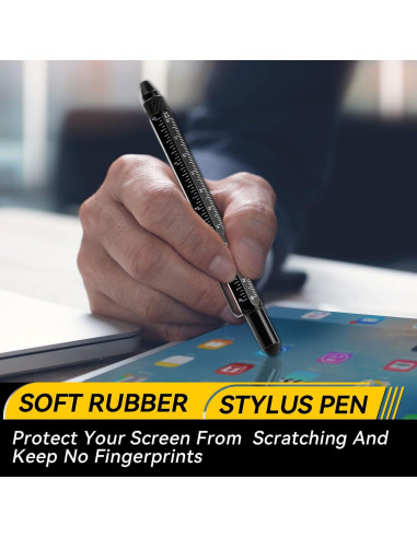 Bolígrafo multitool 11 en 1 MANWALD con luz LED