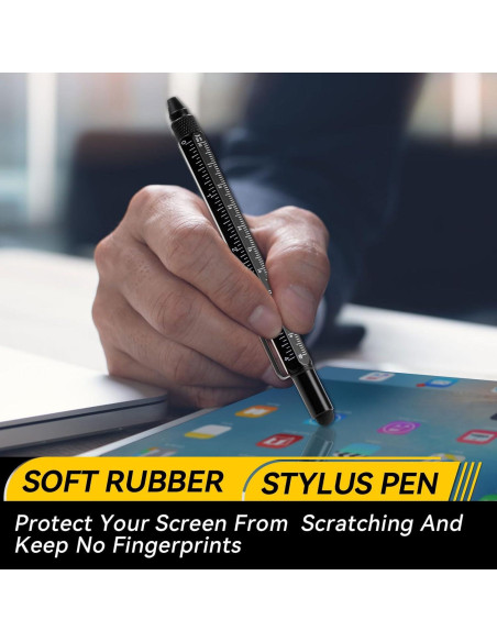 Bolígrafo multitool 11 en 1 MANWALD con luz LED