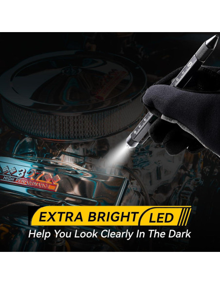 Bolígrafo multitool 11 en 1 MANWALD con luz LED