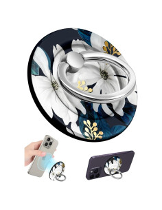 Soporte Magnético para Teléfono Lotadilo Flor Blanca MagSafe