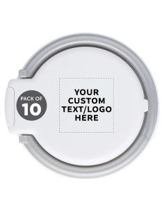 Pack de 10 Soportes de Teléfono Celular Eclipse Personalizables - Blanco