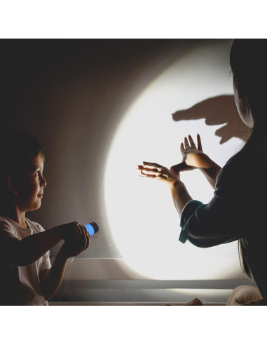 Linterna Mini UCEC LED Recargable USB 8 Paquetes Colores