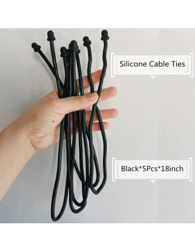 5 Piezas Correa de Silicona NICO SEE WONDER 45.72cm 5mm