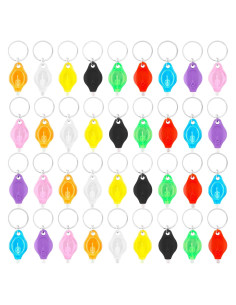 Paquete de 36 Linternas LED Mini Llaveros Haconba Coloridas