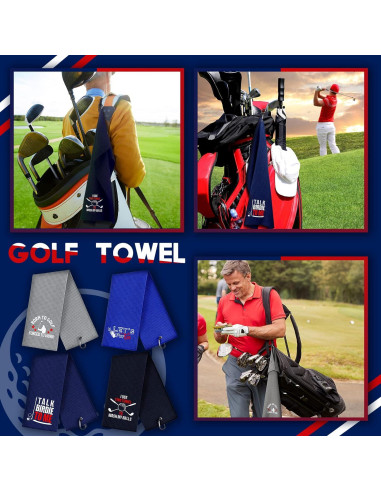 Toallas de Golf Hosuly 4 Pcs Microfibra 60x40 cm