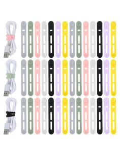 42 Correas de Silicona Multicolor Psyqtsuary 8x1.2cm