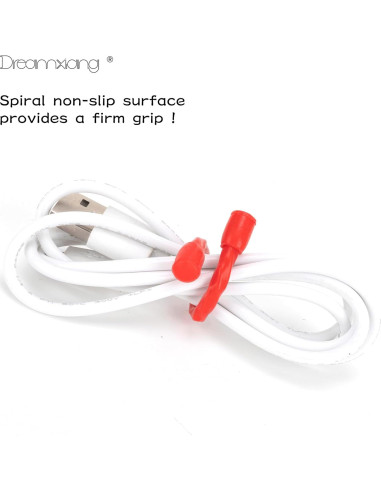 Correas de Silicona Dreamxiang para Organizar Cables 3-60 cm