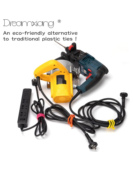 Correas de Silicona Dreamxiang para Organizar Cables 3-60 cm Correas de Silicona Dreamxiang para Organizar Cables 3-60 cm