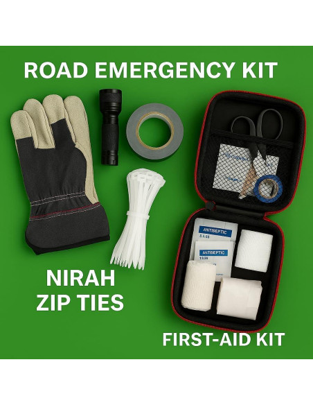 Bridas Transparentes Nirah 15 cm 100 pk 18 kg Nylon Multiusos