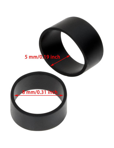 Correas de Silicona para Cables ONLYKXY 500 Piezas 8x5mm