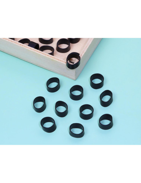 Correas de Silicona para Cables ONLYKXY 500 Piezas 8x5mm