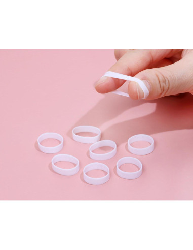 Sujetacables de Silicona ONLYKXY 100 Piezas 17mm Reutilizables