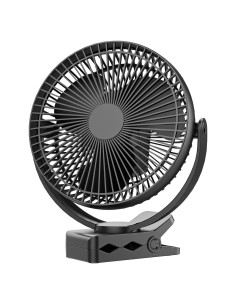 Ventilador de Clip Dorobeen TF29BW-BK Recargable 10000mAh