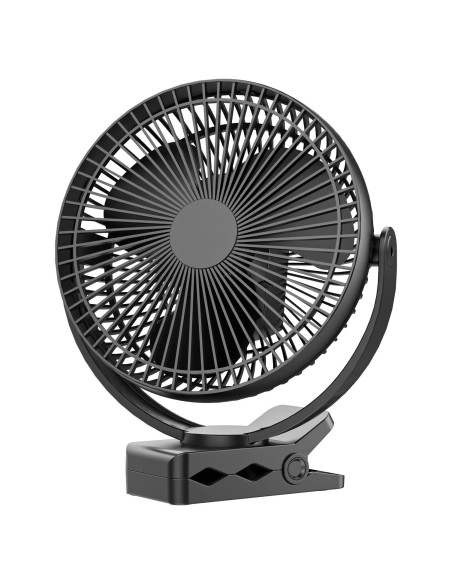Ventilador de Clip Dorobeen TF29BW-BK Recargable 10000mAh