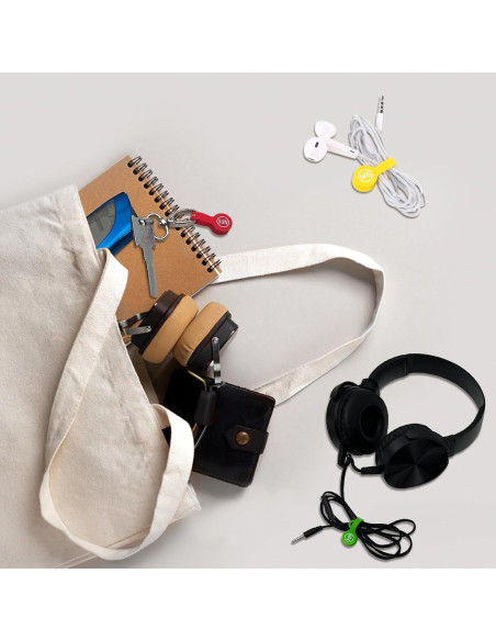 Clips Magnéticos para Cables SUNFICON 7 Piezas Silicona Clips Magnéticos para Cables SUNFICON 7 Piezas Silicona