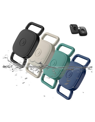 Soporte para Collar de Perro Tile Mate 2024/2022 - 4 Piezas Silicona Impermeable