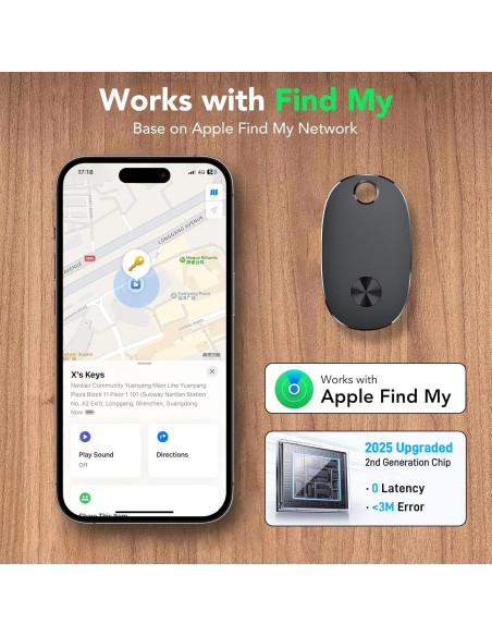 Air Tags 4 Pack Aowoka - Rastreador Bluetooth IP67 para iOS Air Tags 4 Pack Aowoka - Rastreador Bluetooth IP67 para iOS