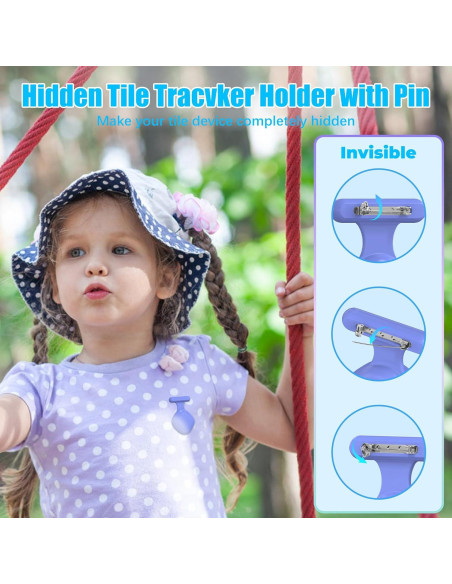 Funda de Silicona LAKSDIURT para Tile Life360 Mate 2024 - 2 Pcs