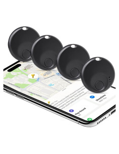 Etiquetas Bluetooth DSDFPFG N Tag - Paquete de 4, Localizador iOS