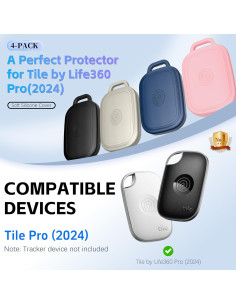 Funda de Silicona Impermeable para Tile Pro 2024 - 4 Piezas 2