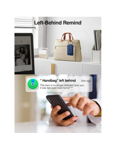 Etiqueta de Equipaje Inteligente TopMade con Find My, Azul