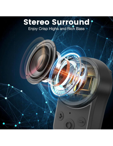 Altavoz Bluetooth Portátil VkingMoR BH124AB Impermeable 15h