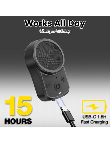 Altavoz Bluetooth Portátil VkingMoR BH124AB Impermeable 15h