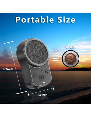 Altavoz Bluetooth Portátil VkingMoR BH124AB Impermeable 15h