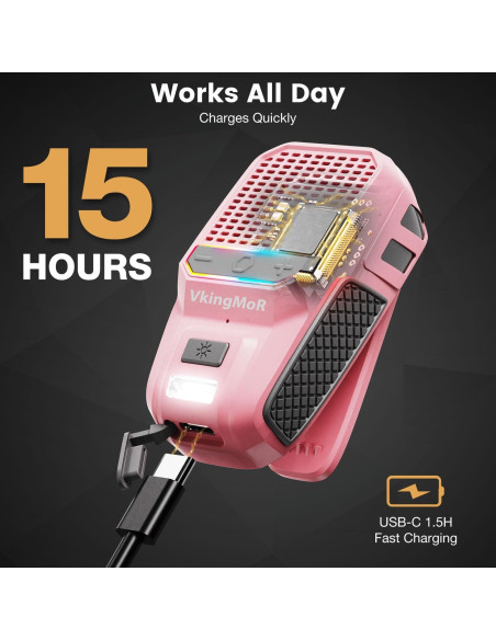 Altavoz Bluetooth Portátil VkingMoR BH127AP Rosa Impermeable Altavoz Bluetooth Portátil VkingMoR BH127AP Rosa Impermeable