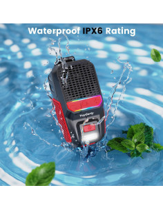 Altavoz Bluetooth 5.4 Yoygerty BH127A Resistente al Agua IPX6 2