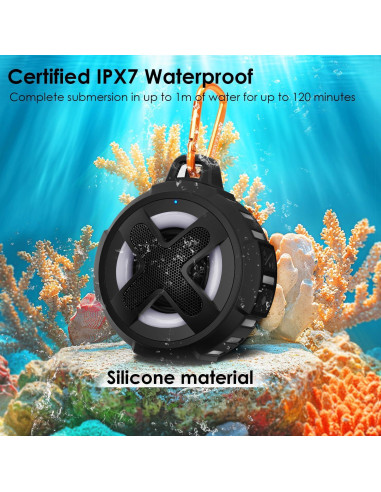 Altavoz Bluetooth Portátil XLEADER X8, IP67, 10W, 24h Batería