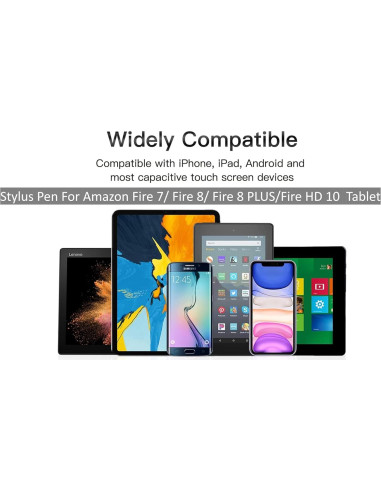 Bolígrafo Stylus fllynewrite para Tabletas Fire HD y Kindle