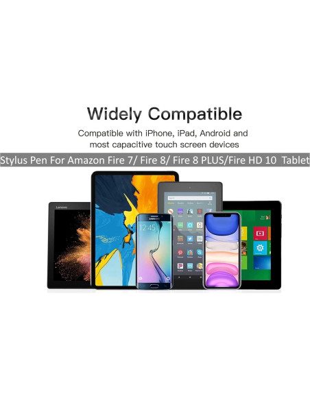 Bolígrafo Stylus fllynewrite para Tabletas Fire HD y Kindle