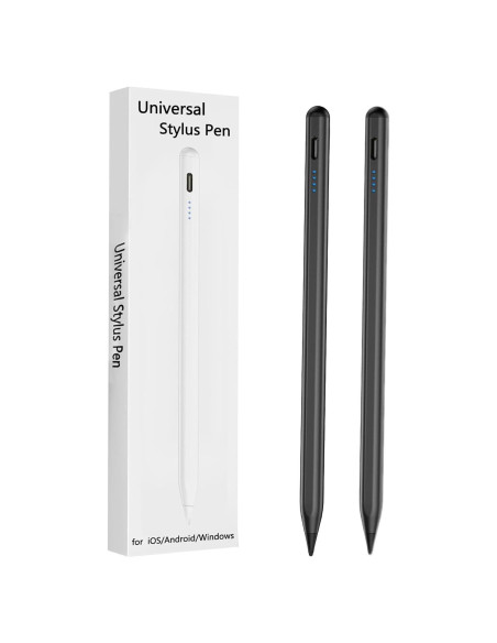 Bolígrafo Estilográfico Rgar Negro 2 Piezas para Tablets