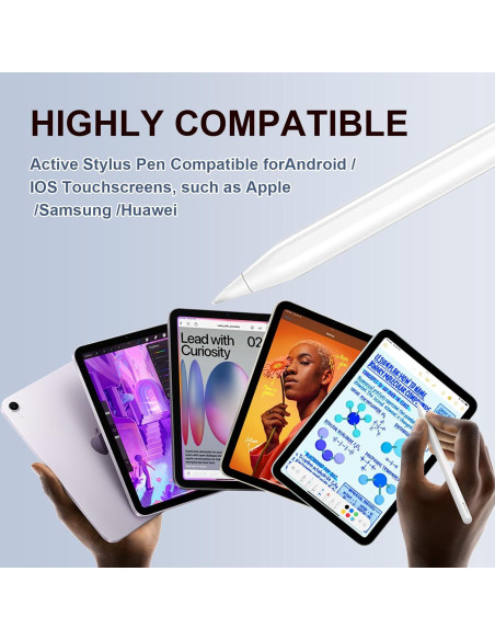 Bolígrafo Estilográfico Rgar Negro 2 Piezas para Tablets