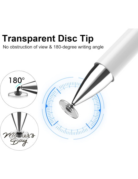 Lápiz Stylus Doble Punta STYLUSHOME para Pantallas Táctiles