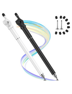 Bolígrafo Stylus 2 en 1 MEKO Alta Sensibilidad para Pantallas Táctiles