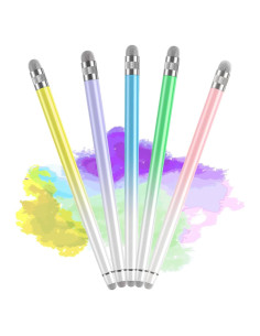 Bolígrafos Stylus TCD para Pantalla Táctil - Paquete de 5 Colores