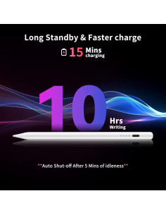 Lápiz Óptico Fuloview P6 para iPad 2018-2025 - Carga Rápida 2