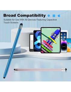4 Bolígrafos Stylus 2-en-1 Woycey para Pantallas Táctiles 2
