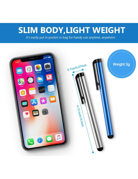 Bolígrafos Estilográficos Universales Outus - 120 Piezas, 12 Colores