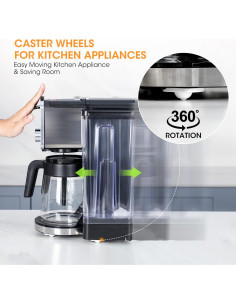 Ruedas Giratorias Aieve, Paquete de 8 Ruedas Autoadhesivas 2