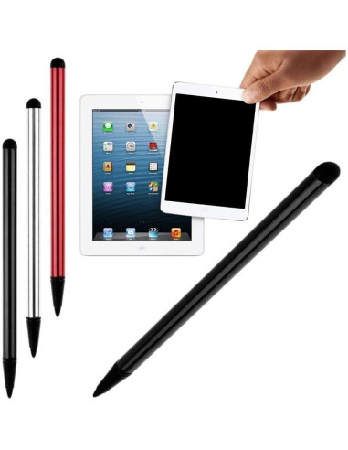 2 Bolígrafos Estilográficos Weicoca Táctiles Negros Alta Precisión