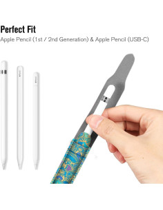 Soporte para lápiz Fintie con bolsillo USB para Apple Pencil 2