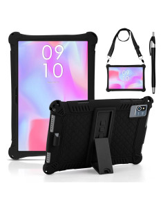 Funda de Silicona DETUOSI para Tableta 10.1" con Lápiz y Correa