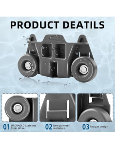 Ruedas Inferiores Lavavajillas AMI PARTS W10195416V 4 Pcs 2