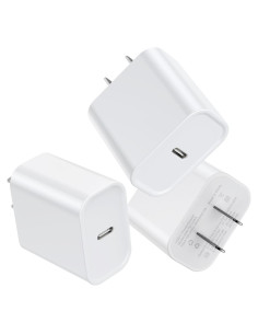 Paquete de 3 Cargadores USB C iGENJUN 25W para Teléfonos