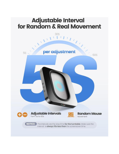 Jiggler de Ratón Meatanty Delgado con Plataforma Ampliada