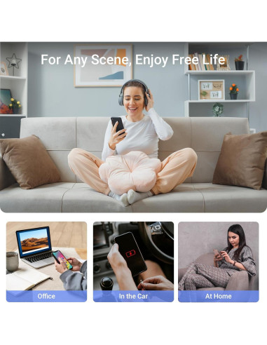 Cargador Rápido 20W Qntry USB-C y USB-A 3Pack con Cable 6FT