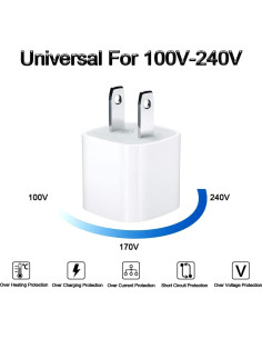 Cargador de Pared USB-A GKW 5W 2-Pack Blanco 2